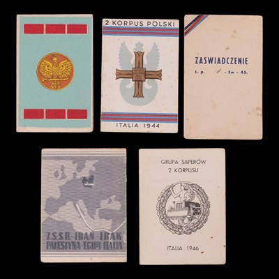 Lot 683 - A Second World War Free Polish Army medal,...