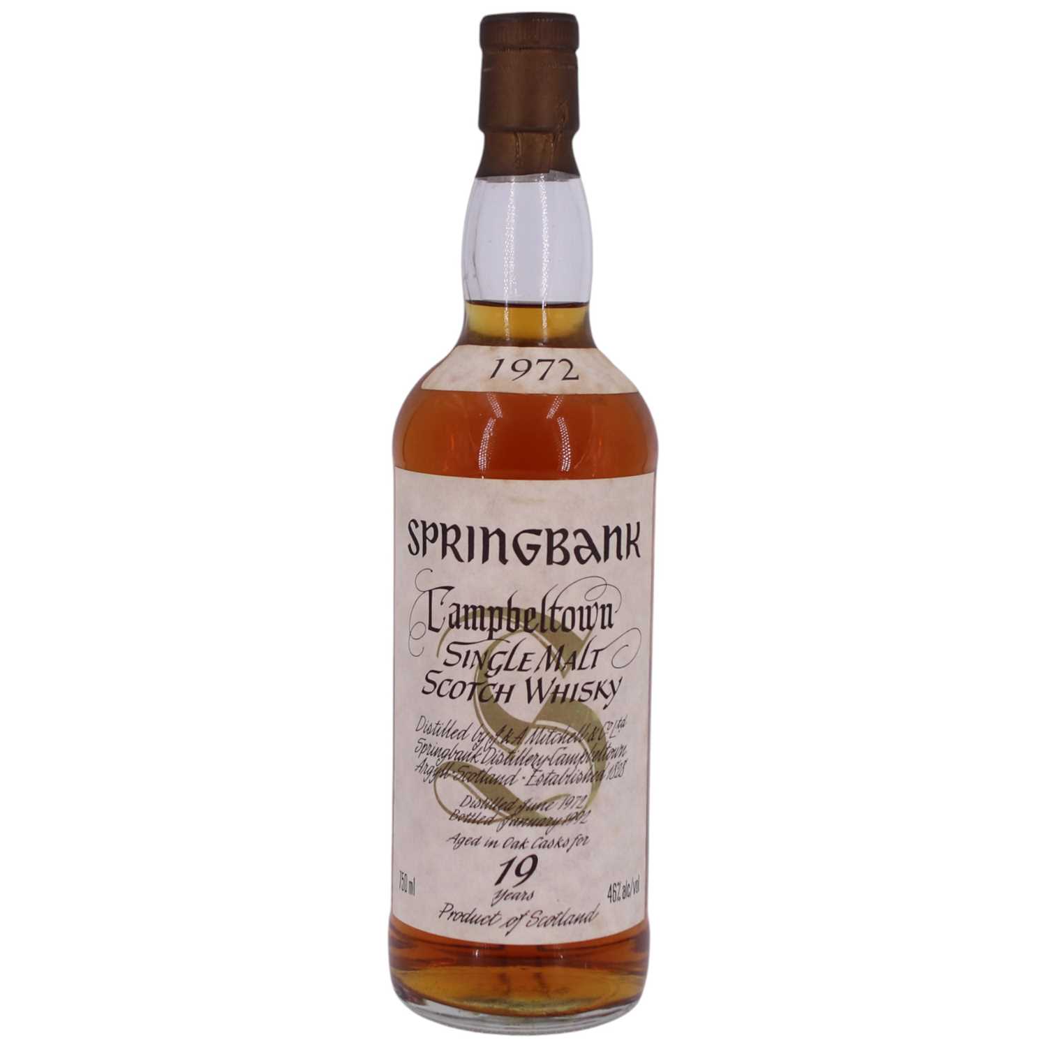 Lot 663 - Springbank Campbeltown 1972 Single Malt Scotch...