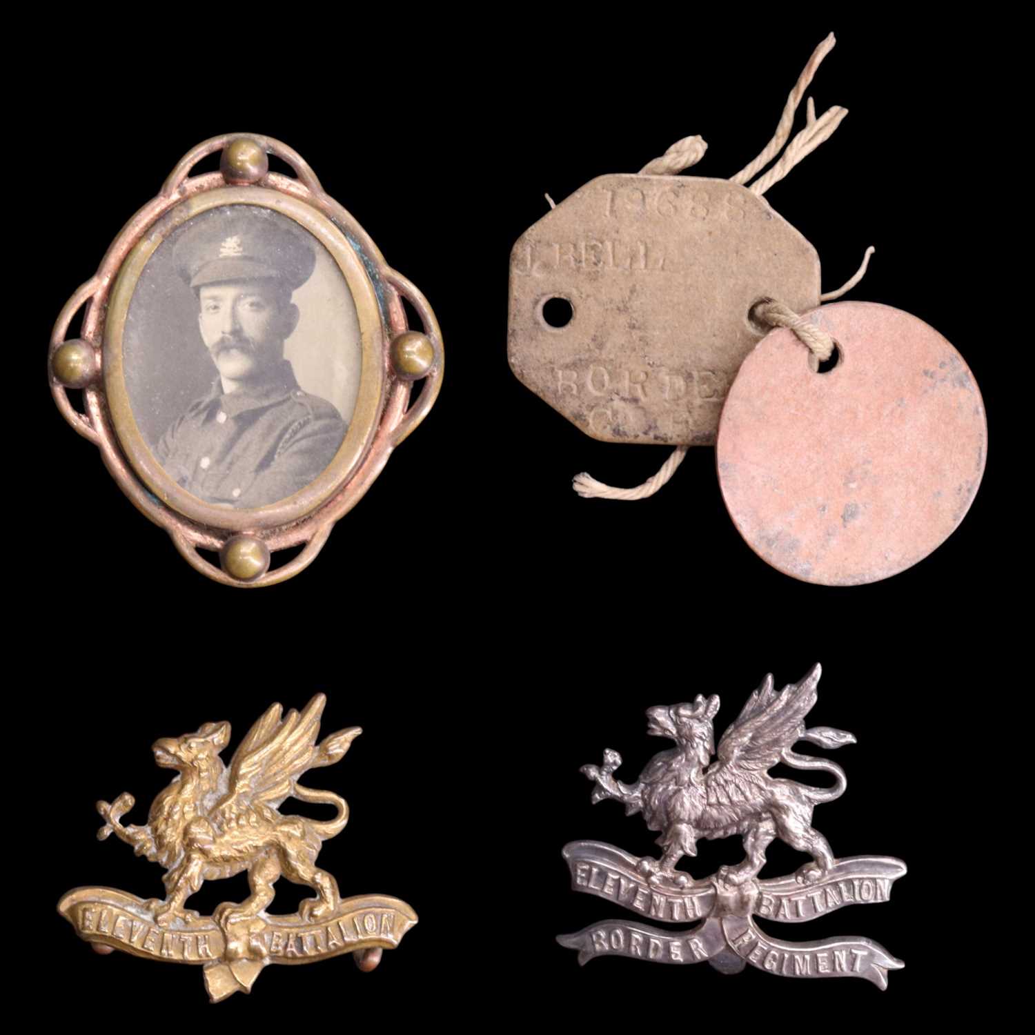Lot 773 - A Great War Eleventh (Lonsdale) Battalion...