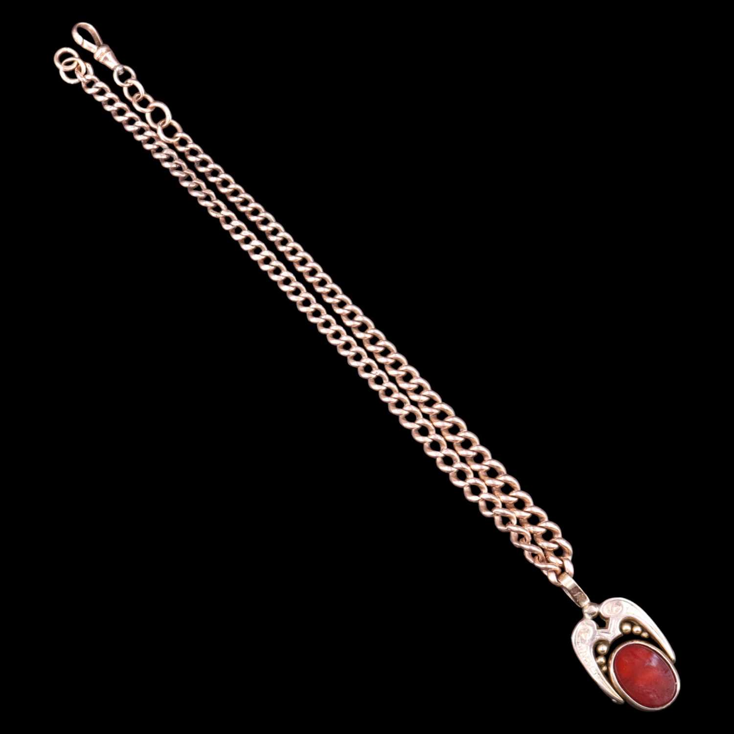 Lot 1799 - A late 19th / early 20th Century 9 ct rose...