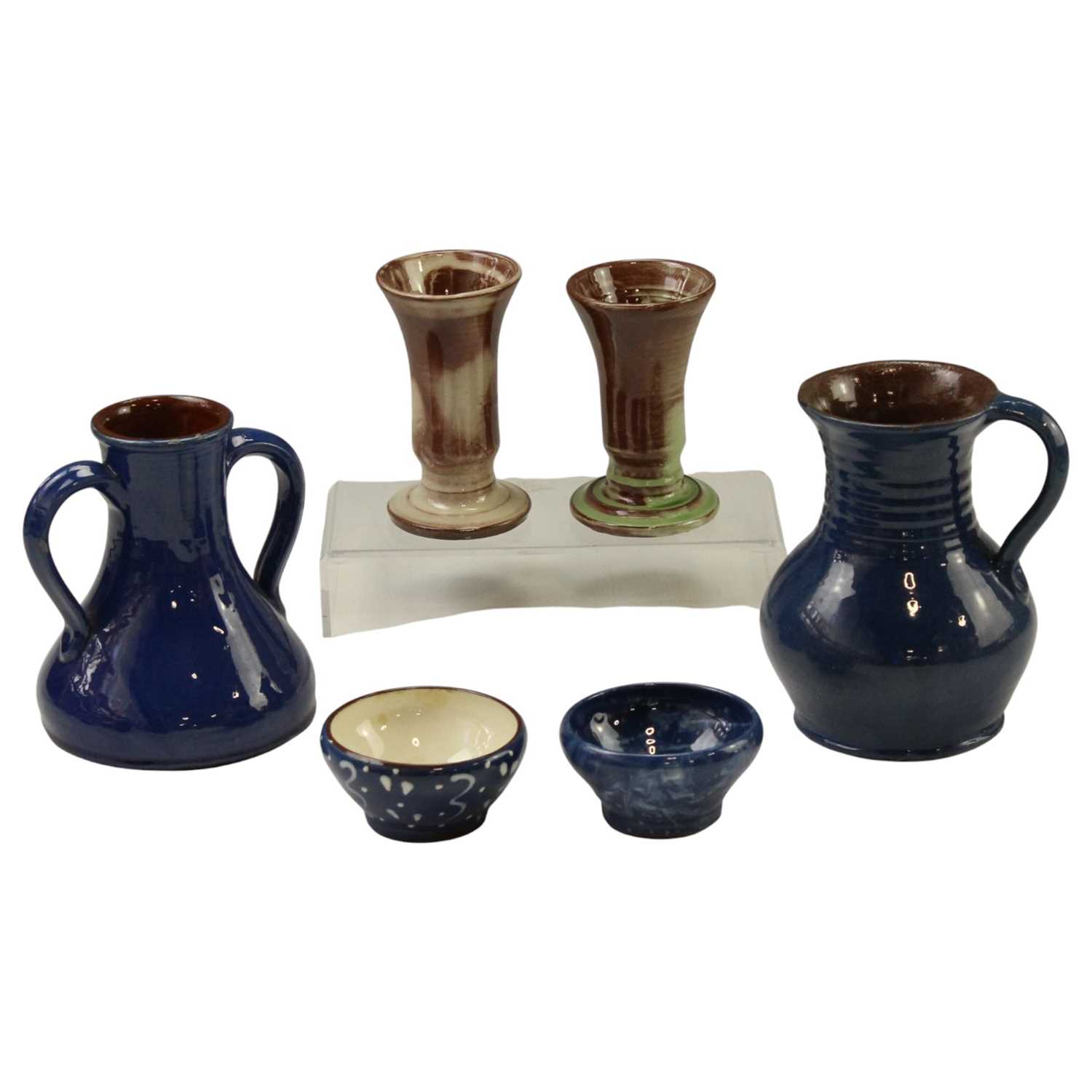 Lot 531 - Six pieces of Wetheriggs Pottery of Penrith...
