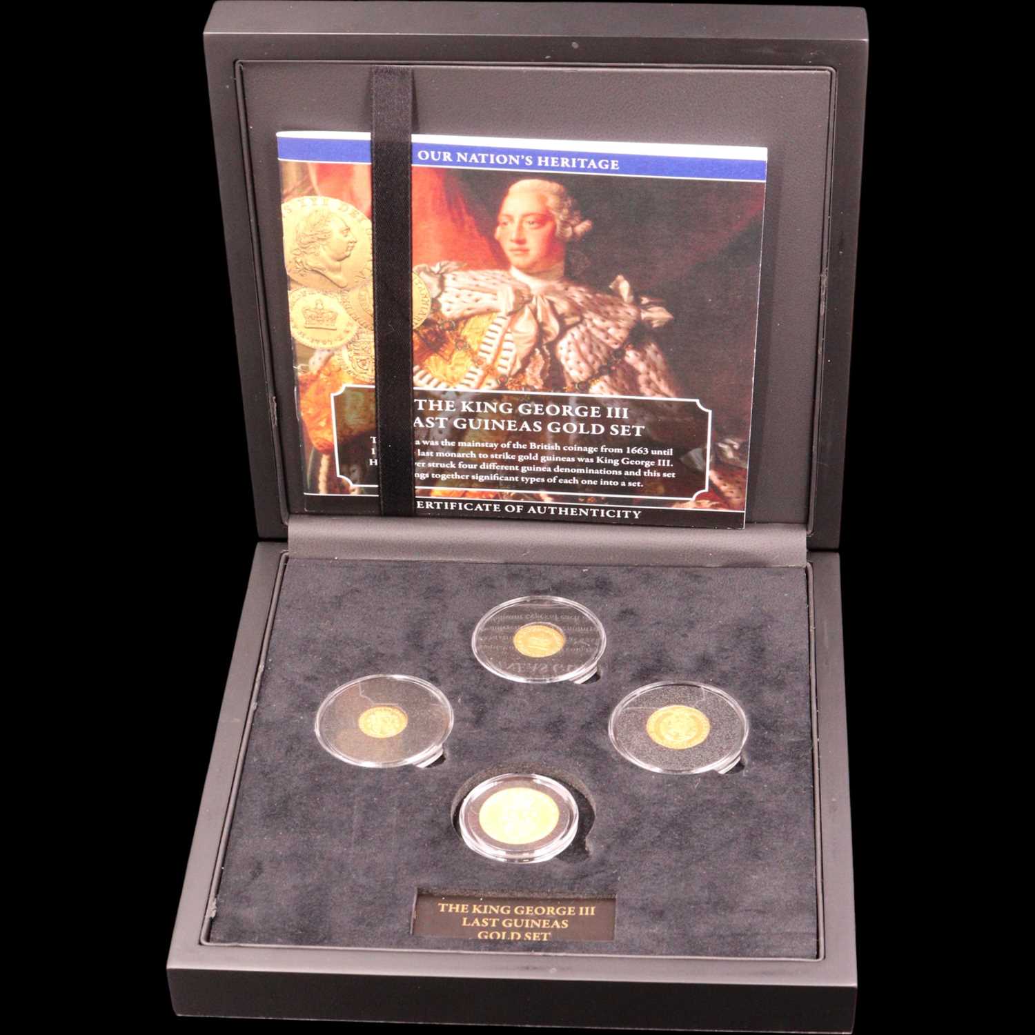 Lot 1229 - "The King George III Last Guineas Gold Set",...