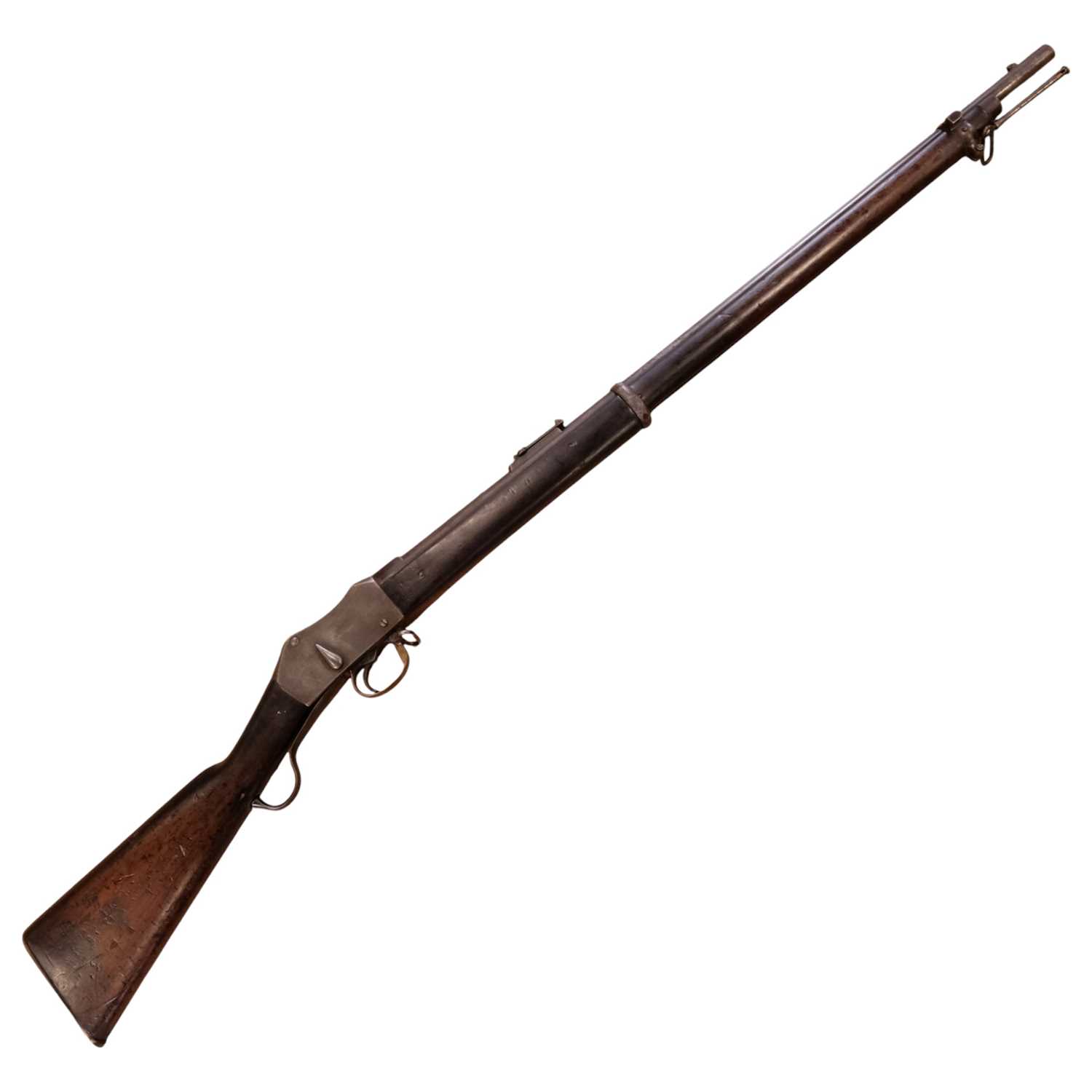 Lot 431 - An 1878 British military Martini Henry Mk II...