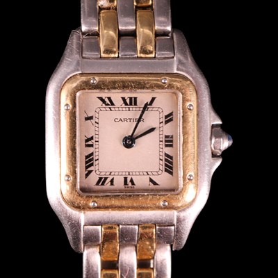 Lot 1450 - A Panthère de Cartier lady's wristwatch,...