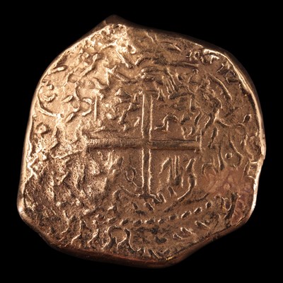 Lot 1386 - A Spanish colonial cast gold cob fantasy /...