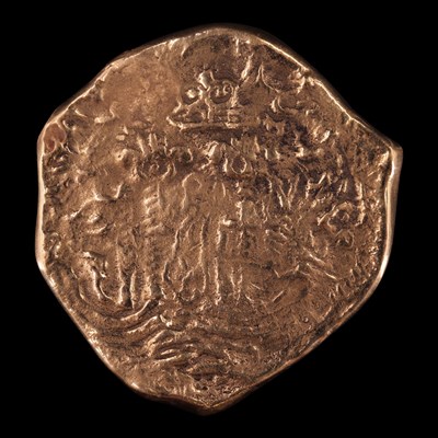 Lot 1386 - A Spanish colonial cast gold cob fantasy /...