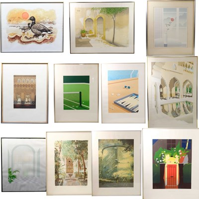 Lot 1523A - Eleven Christie's contemporary art prints,...