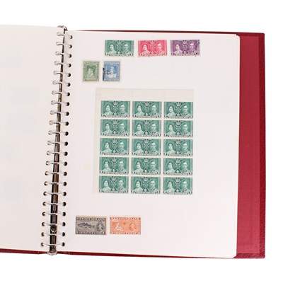 Lot 503 - Six volumes of Stanley Gibbons King George VI...