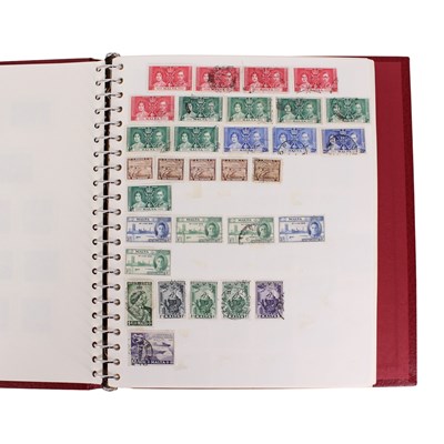 Lot 503 - Six volumes of Stanley Gibbons King George VI...