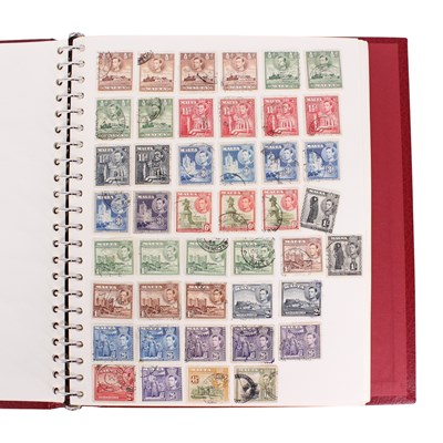 Lot 503 - Six volumes of Stanley Gibbons King George VI...