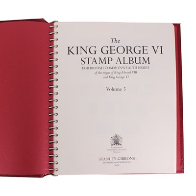 Lot 503 - Six volumes of Stanley Gibbons King George VI...