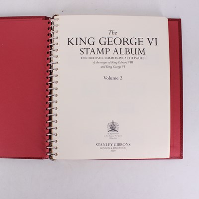 Lot 503 - Six volumes of Stanley Gibbons King George VI...