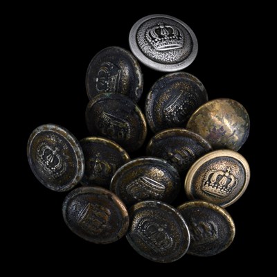 Lot 315 - A group of Imperial German Prussian Army buttons