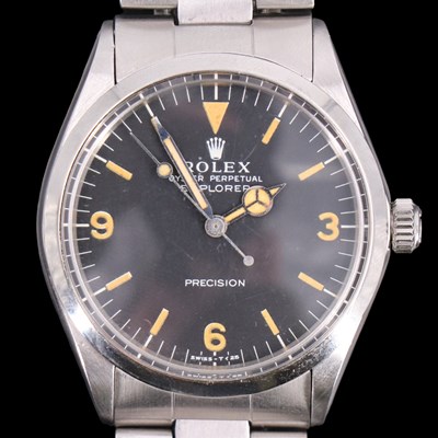 Lot 1122 - A Rolex Perpetual Oyster Explorer wristwatch,...