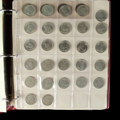Lot 587 - A group of GB copper and cupro-nickel coins, etc