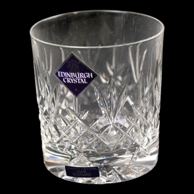 Lot 932 - A boxed set of six Edinburgh Crystal tumblers