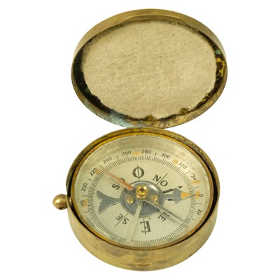 Lot 384 - A Great War Belgian Army brass-cased marching...
