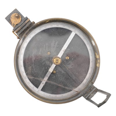 Lot 812 - An early 20th Century anodised-brass survey...