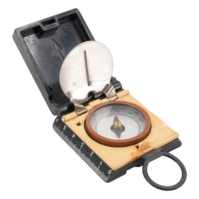 Lot 815 - A vintage Soviet bakelite compass, circa 1950s