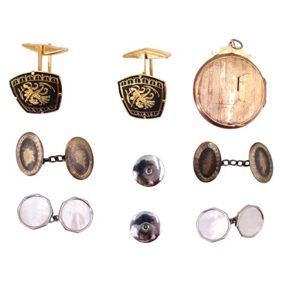 Lot 930 - A late 19th / early 20th Century rolled-gold...