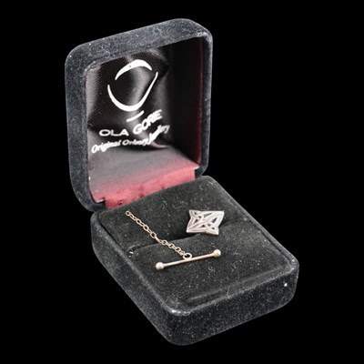 Lot 1215 - An Ola Gorie Sterling standard white metal...