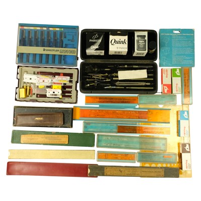 Lot 666 - A quantity of vintage draughtsmen's...