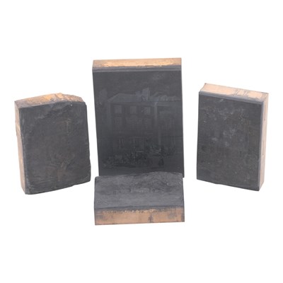 Lot 975 - Two Victorian printing blocks by William...
