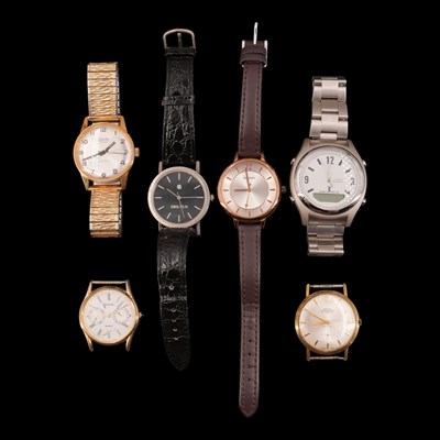 Lot 1460 - A small quantity of wristwatches, including a...