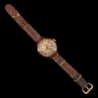 Lot 1450 - An early 20th Century Alpina 9 ct yellow metal...