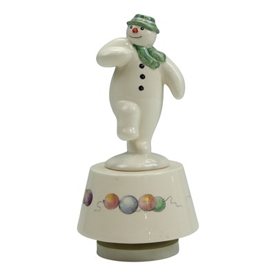 Lot 1125 - A Royal Doulton DS 5 "Snowman Magic" musical...