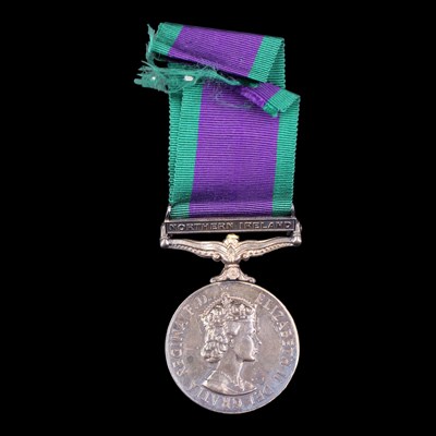 Lot 2 - A QEII General Service Medal with Northern...
