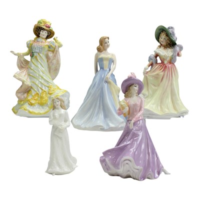 Lot 1127 - Four Royal Doulton figurines, including...
