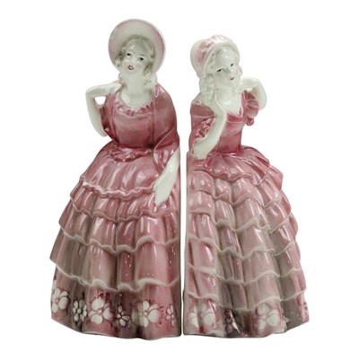 Lot 1053 - A pair of 1920s / 1930s figural bookends in...