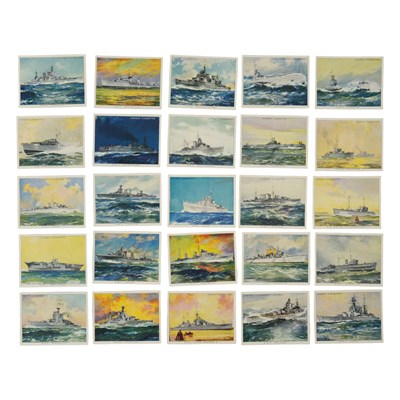 Lot 578 - A set of Players "British Naval Craft"...