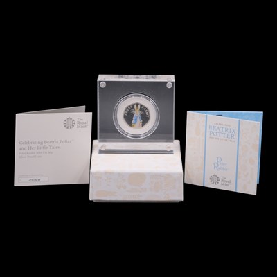 Lot 608 - A Royal Mint 2019 Beatrix Potter silver proof...