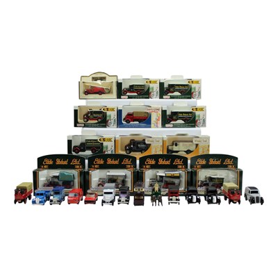 Lot 899 - A group of diecast cars and other toy vehicles,...