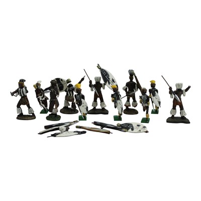 Lot 873 - A group of Frontline Figures and other painted-...