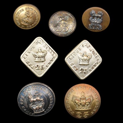 Lot 236 - A group of Victorian King's Own Borderers and...