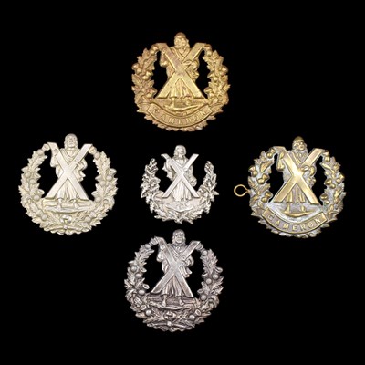Lot 80 - Five Victorian and later Queen's Own Cameron...