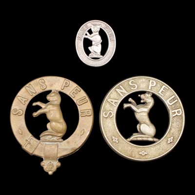 Lot 90 - Two 5th Sutherland and Caithness Battalion...