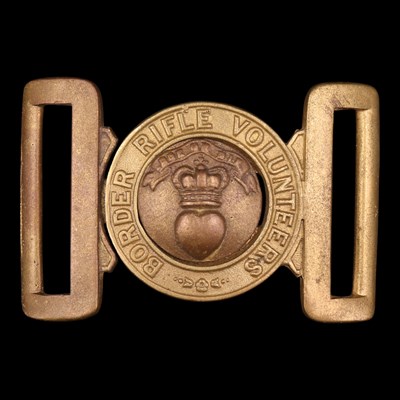 Lot 101 - A Victorian Border Rifle Volunteers belt waist...