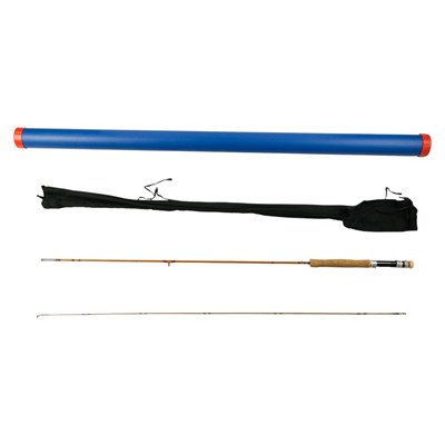 Lot 761 - A mid-20th Century two-piece split-cane fly...