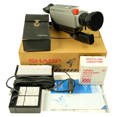 Lot 800 - A 1980s Sharp XC-51H colour video camera, in...