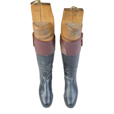 Lot 757 - A set of Victorian beech wood boot stretchers,...