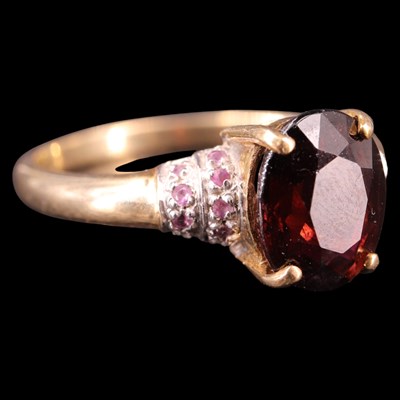 Lot 1305 - A contemporary rubellite and pink sapphire...