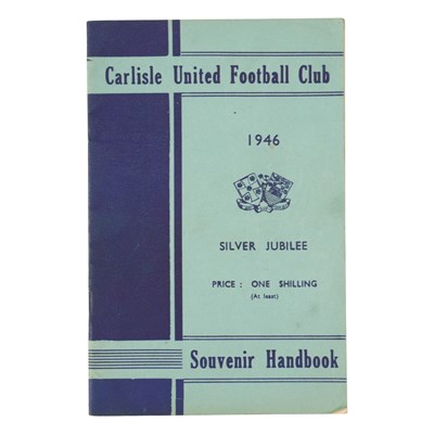 Lot 764 - A Carlisle United Football Club 1946 Silver...