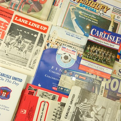 Lot 528 - A group of 1970s and later Carlisle United...