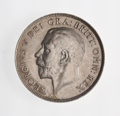 Lot 620 - A George V 1911 silver shilling coin, AUNC to UNC