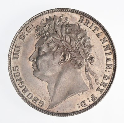 Lot 627 - A George IV 1820 silver half crown coin, AUNC...