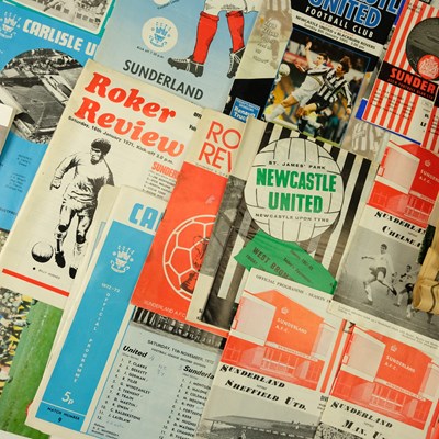 Lot 547 - A group of 1960s and later matchday football...